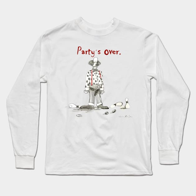 Party's Over Long Sleeve T-Shirt by LucidClay